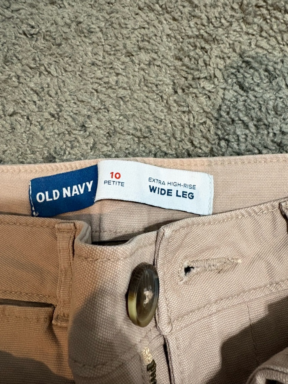 Old Navy Wide-Leg Pants in Pale Pink